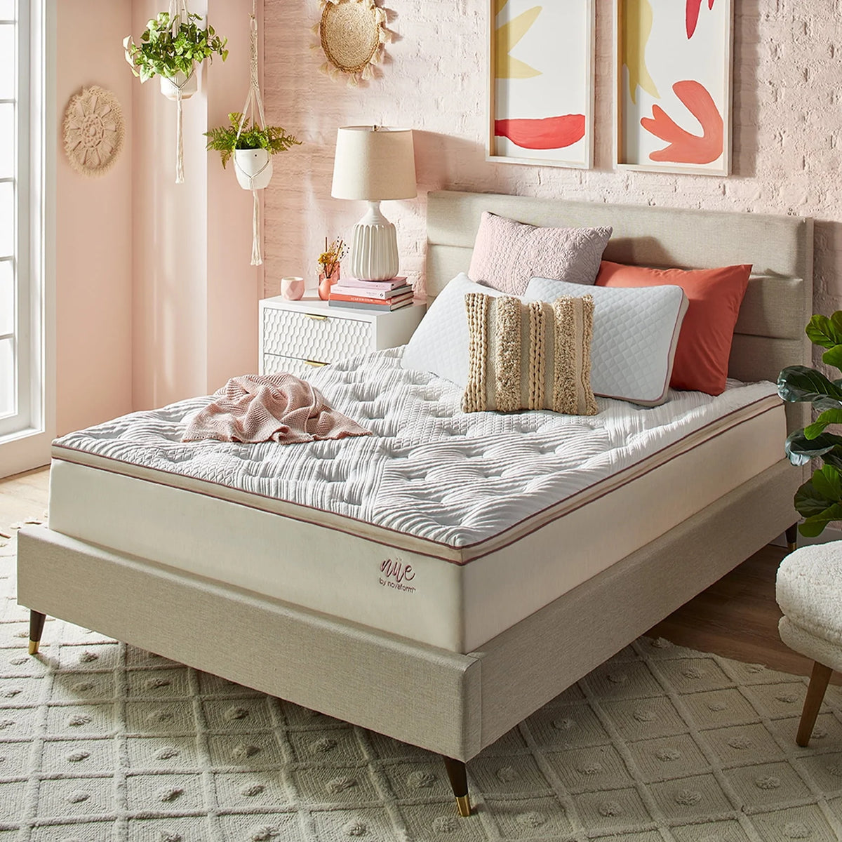 by Novaform Plush Pillowtop 12" Gel Memory Foam Mattress, Twin