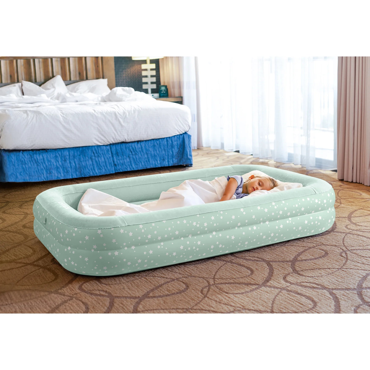 Kidz 10" Starry Night Travel Air Mattress with Hand Pump