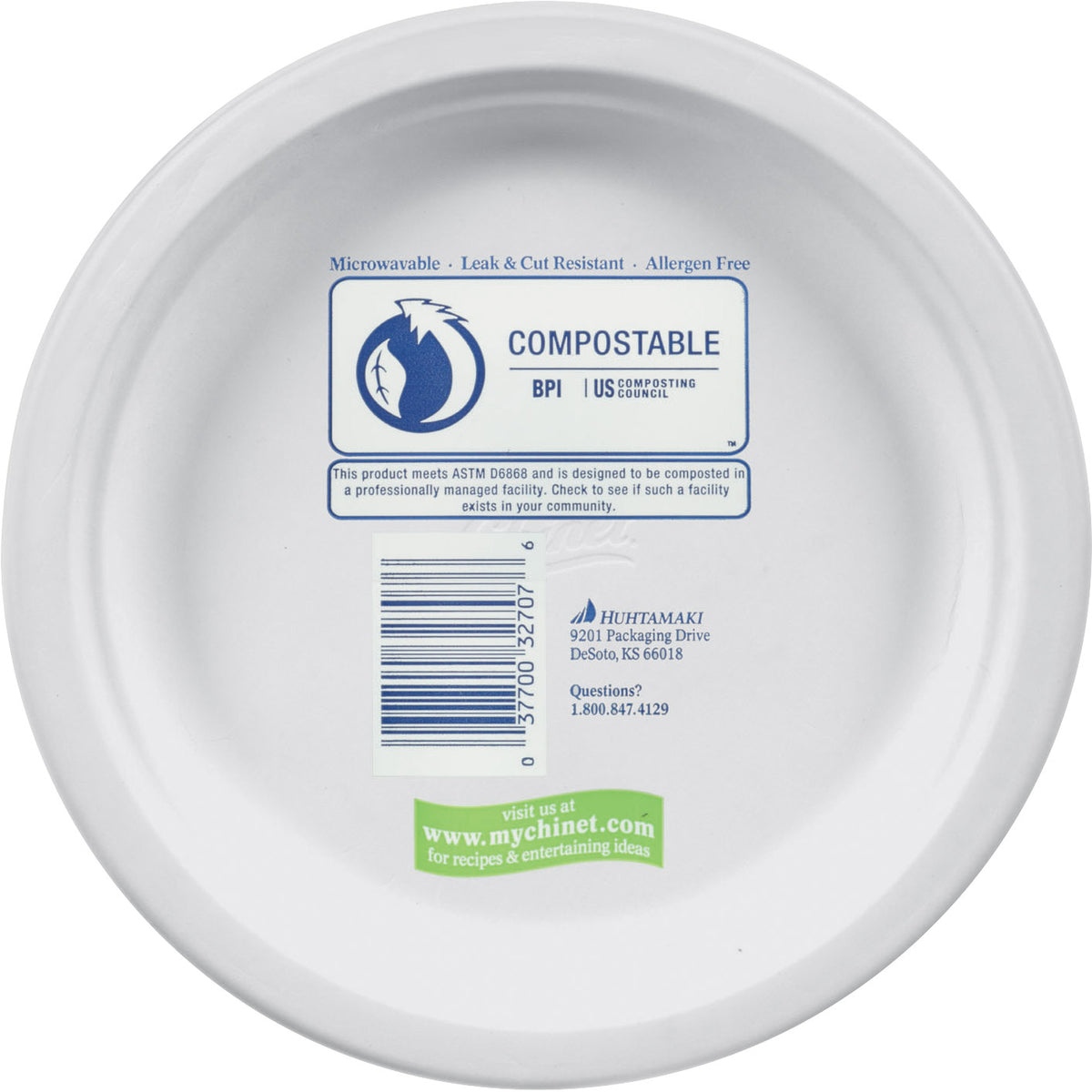 Chinet Classic Lunch 8-3/4' Paper Plate, 225-count