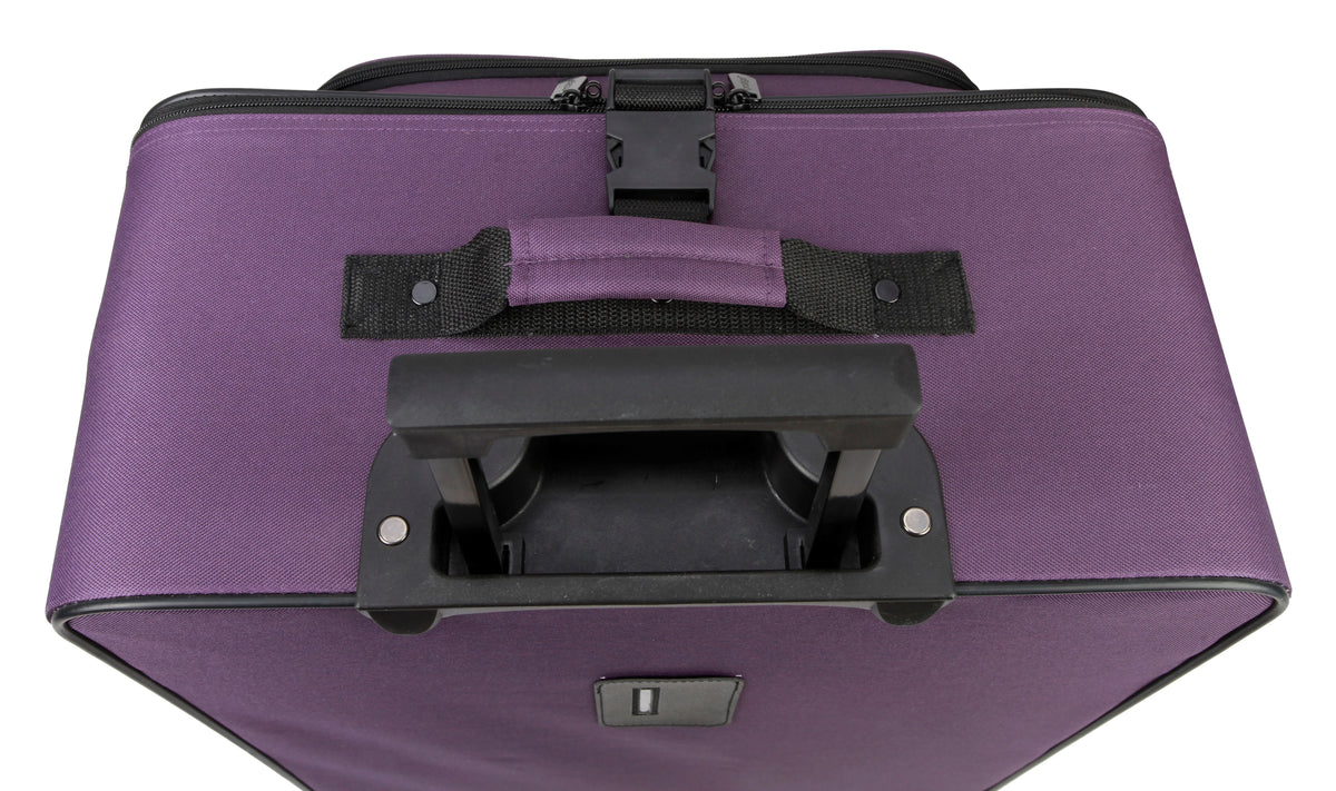 Protege 5-Piece Softside Luggage Set, Purple