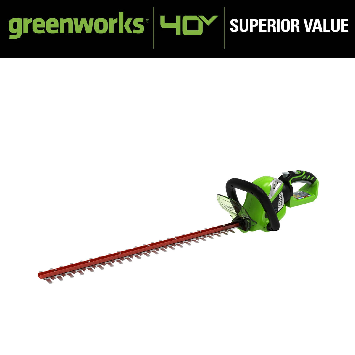 Greenworks 24" 40 Volt Battery Powered Power Hedge Trimmer 22332