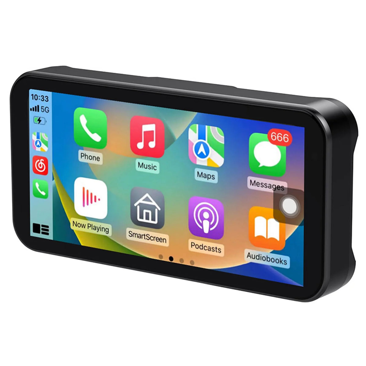 Motorcycle GPS Navigation Screen 6.25in IP67 Waterproof CarPlay Android Auto Light-sensing For Motorcycle