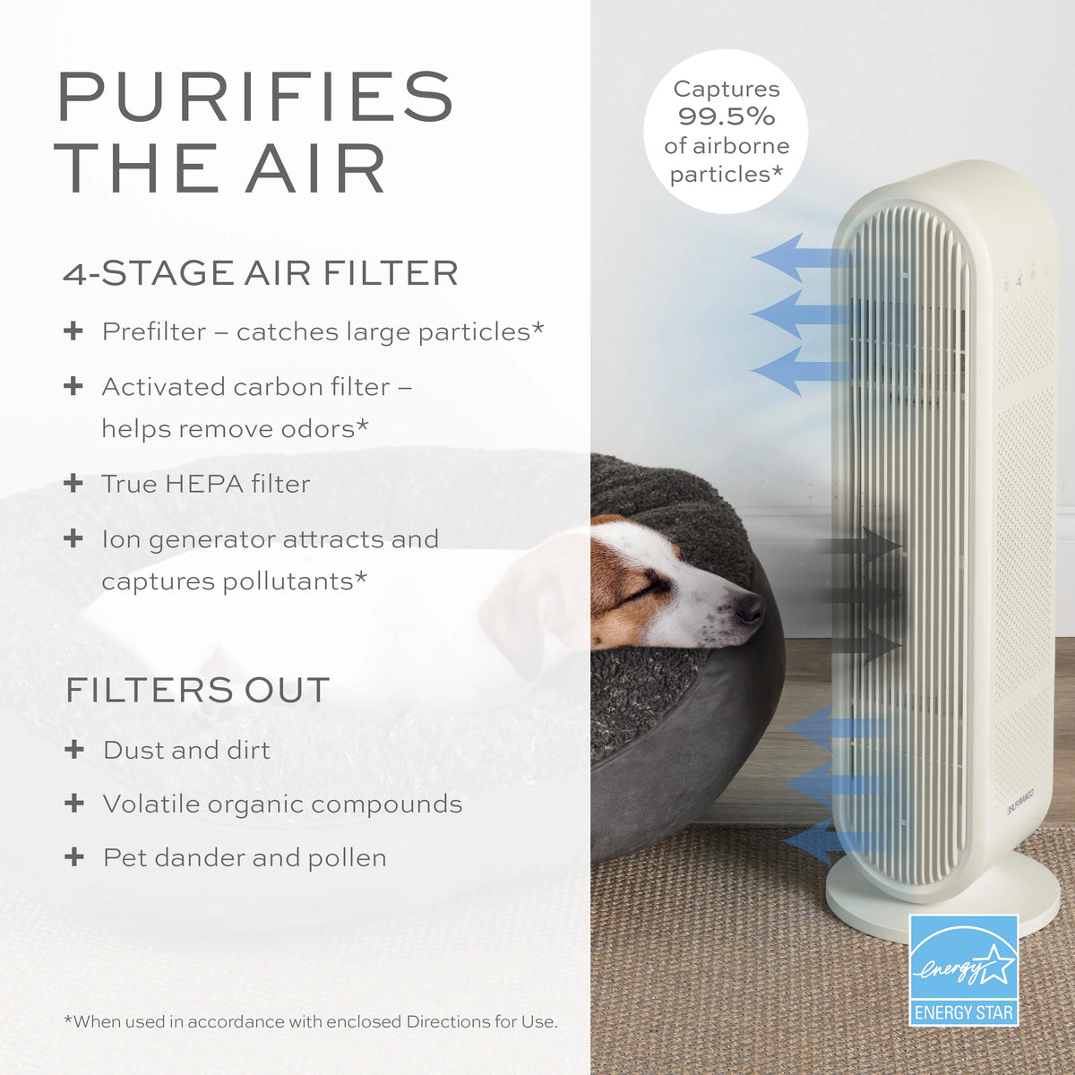 CONAIRPURE Medium Room AIR PURIFIER AP04 200 sq. ft.
