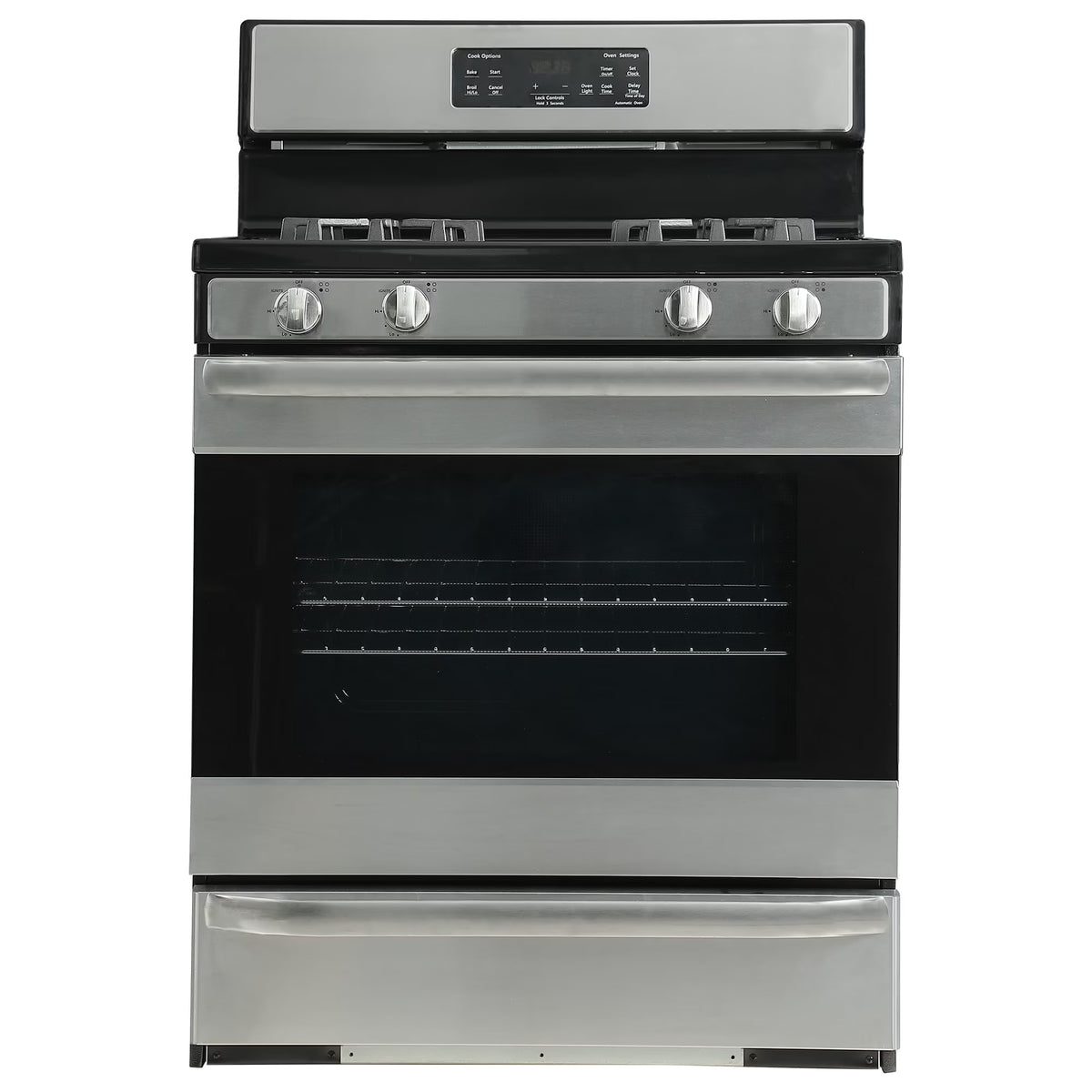 Element 30 Inch 4 Burners 5.2 cu. ft. Freestanding Gas Range, Stainless Steel