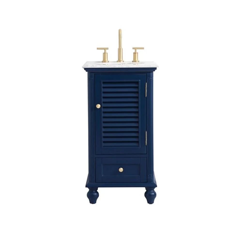 19 inch single bathroom vanity in grey