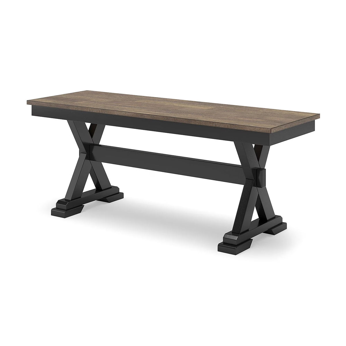 Signature Design by Ashley Wildenauer 50" Dining Bench, Brown & Black