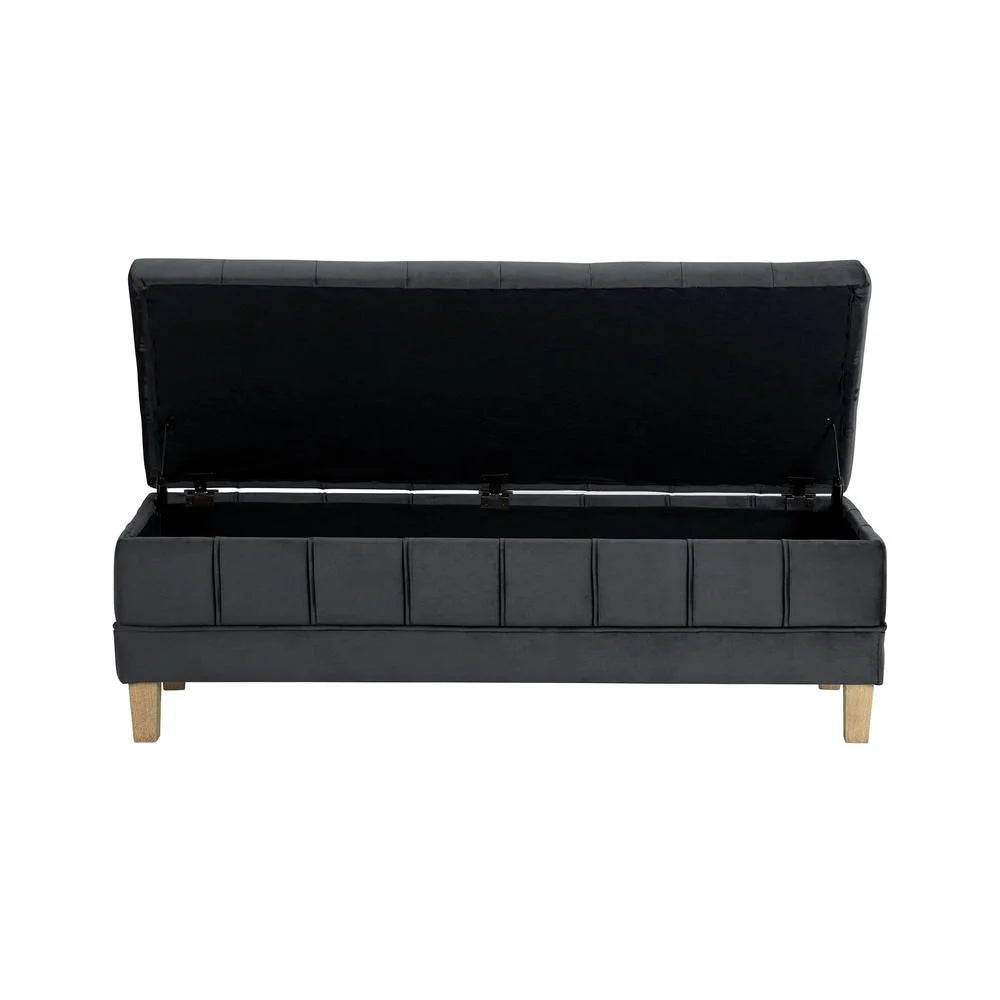 Picket House Furnishings Jude Tufted Storage Ottoman