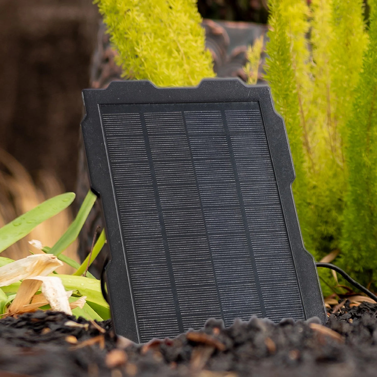 XBrand 28" Solar Water Fountain, 1-Tier, Outdoor Birdbath, Brown Resin, With Solar Panel, Solar Pump, Lawn and Garden, Garden Décor, Garden Water Feature