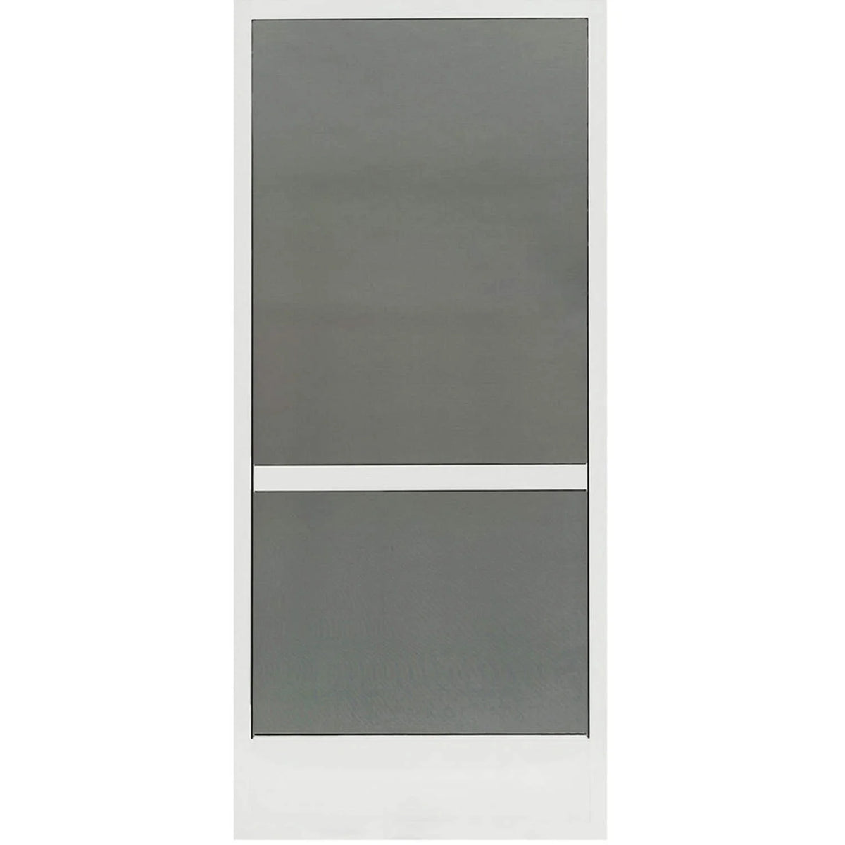 80 in. x 30 in. Canoe Creek White Aluminum Screen Door