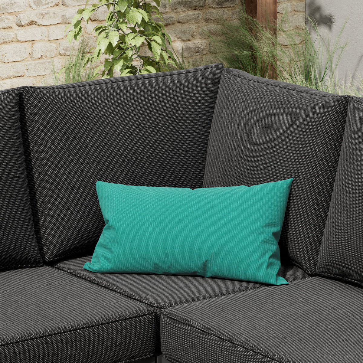 Corvus  Fox Bay Aluminum Outdoor 6-piece Sectional Sofa Set Beige