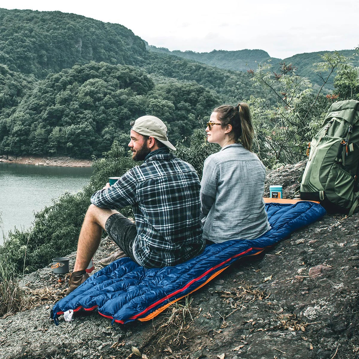 Naturehike White Goose Down Lightweight Sleeping Bag Compact Waterproof for Adults