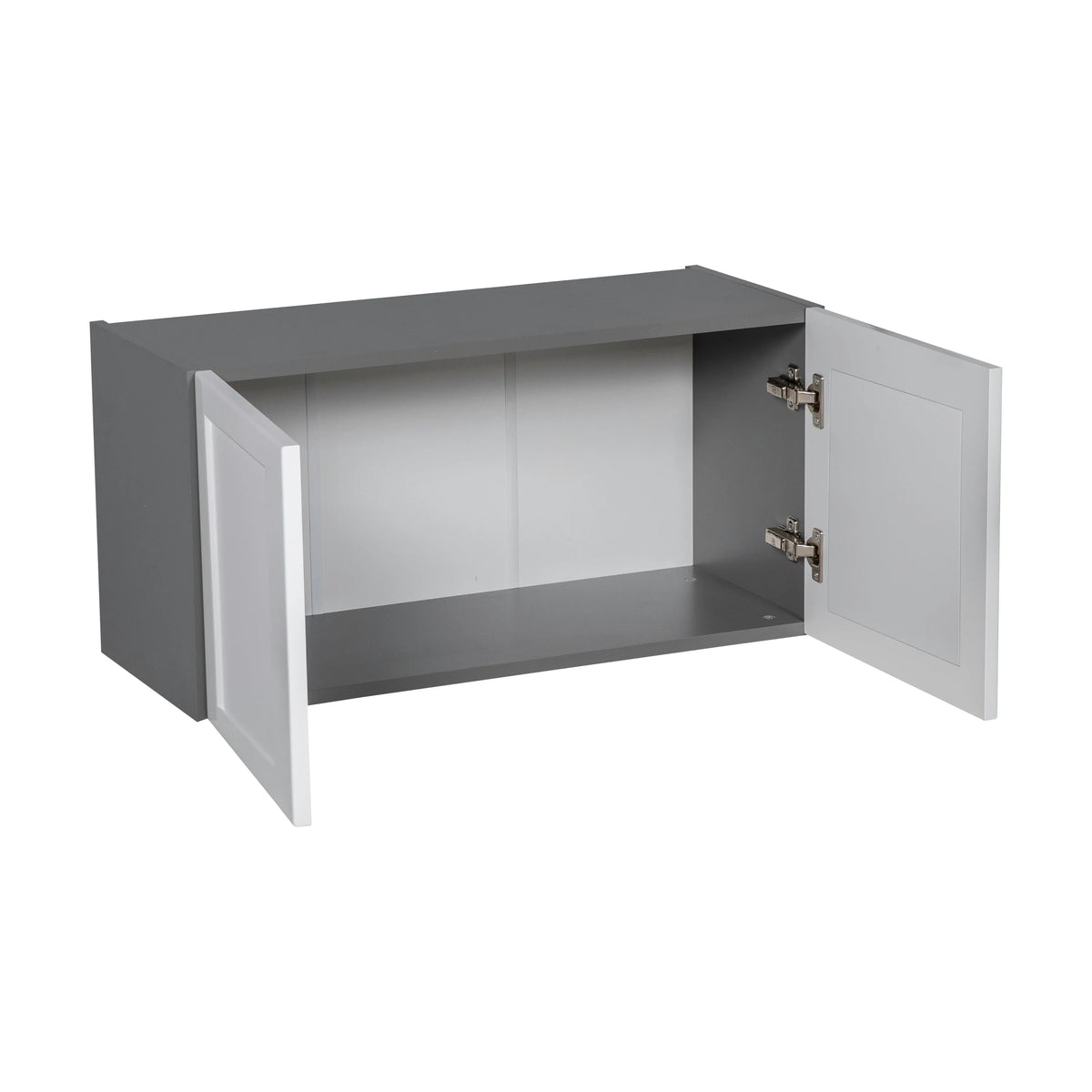 24" x 18" Wall Cabinet-Double Door-with Black Matte door