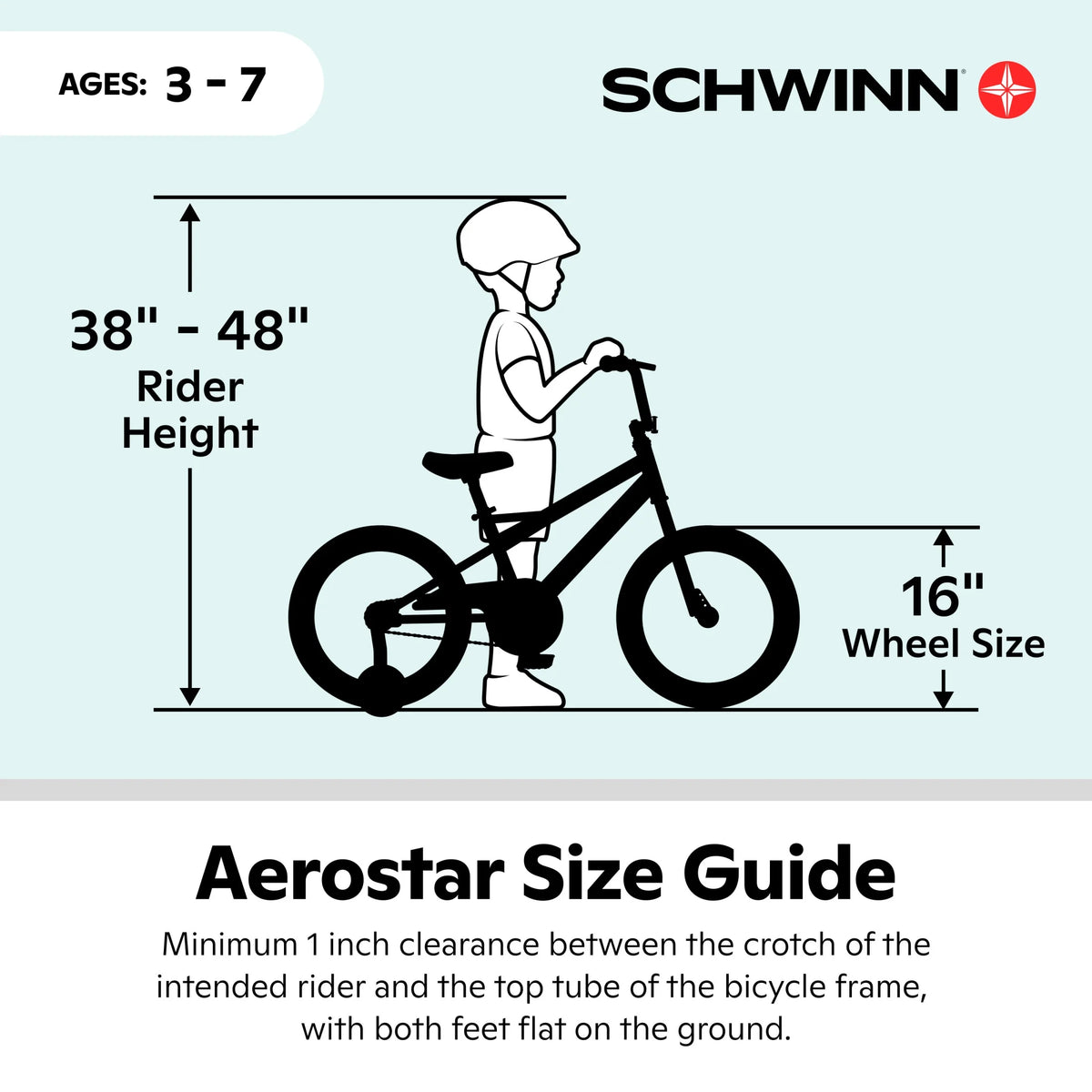 Schwinn Aerostar 16-in. Children's Bike, Ages 3-7 Years, Purple Bicycle