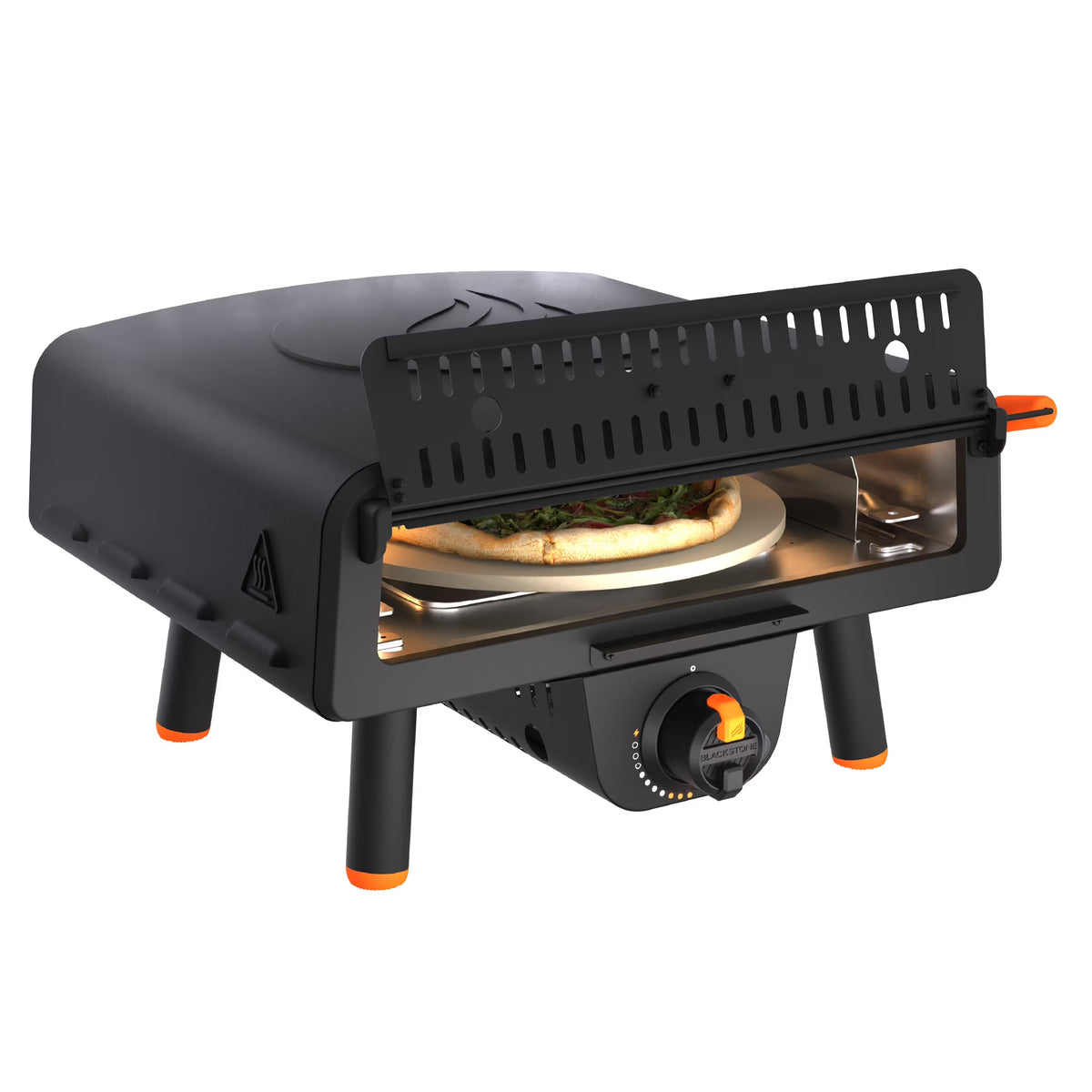 Blackstone Outdoor Tabletop Propane Pizza Oven with 13�?Rotating Pizza Stone