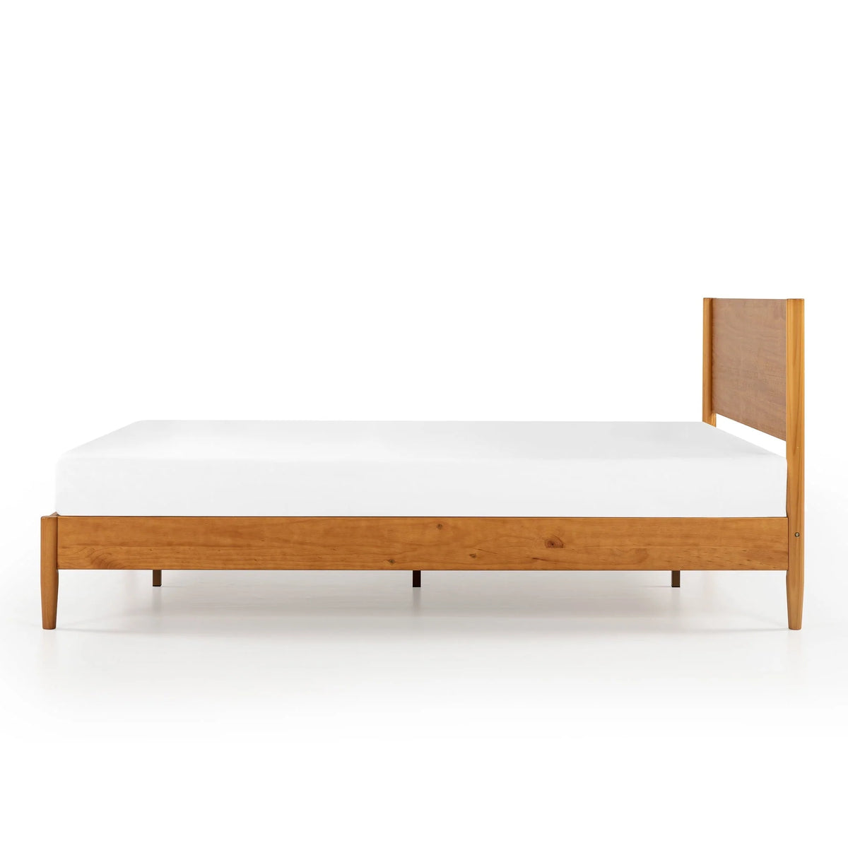 Zinus Allen 35" Mid Century Wood Platform Bed Frame, Full