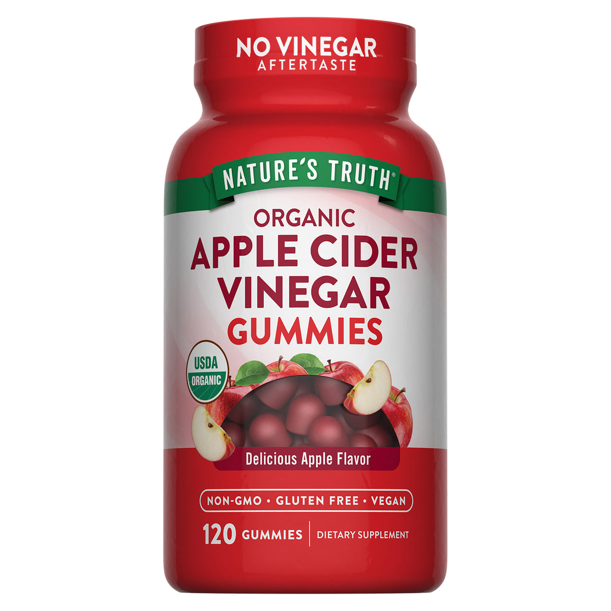 Nature's Truth USDA Organic Apple Cider Vinegar 500 mg., 120 Gummies