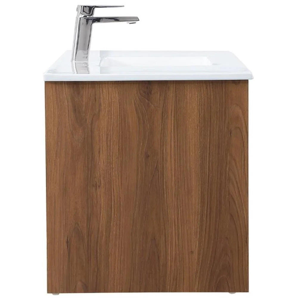 Elegant Kitchen and Bath 48 Inch  Single Bathroom Floating Vanity In Concrete Grey