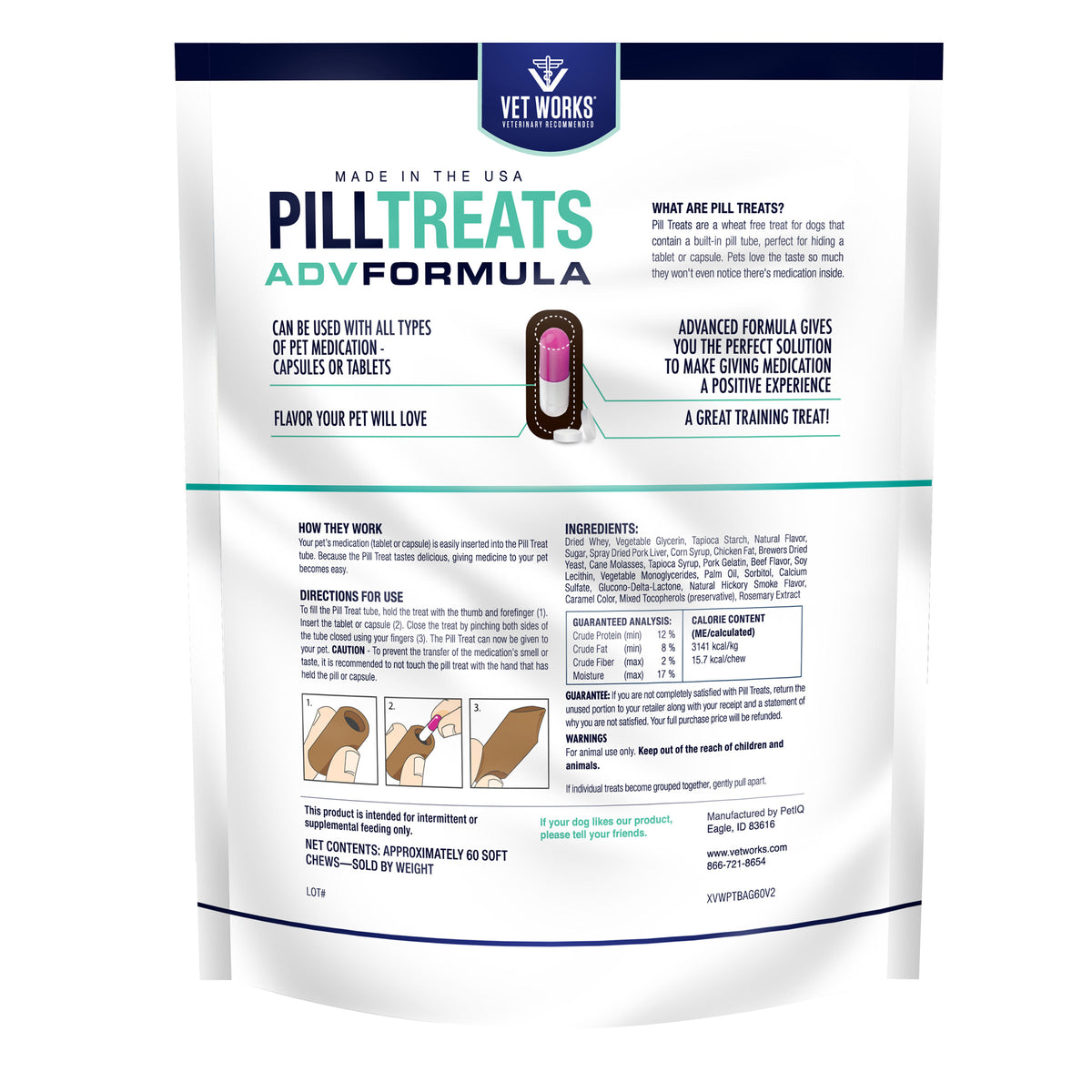 Vet Works Pill Treats, 120 Soft Chews