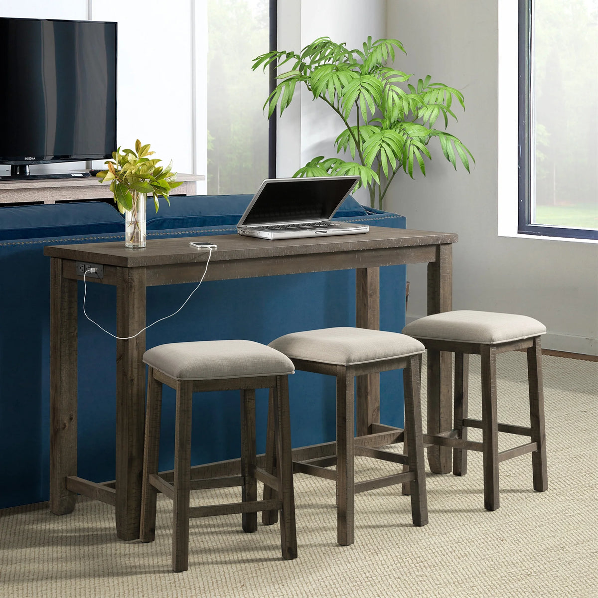 Picket House Furnishings Drew Multipurpose Bar Table Set