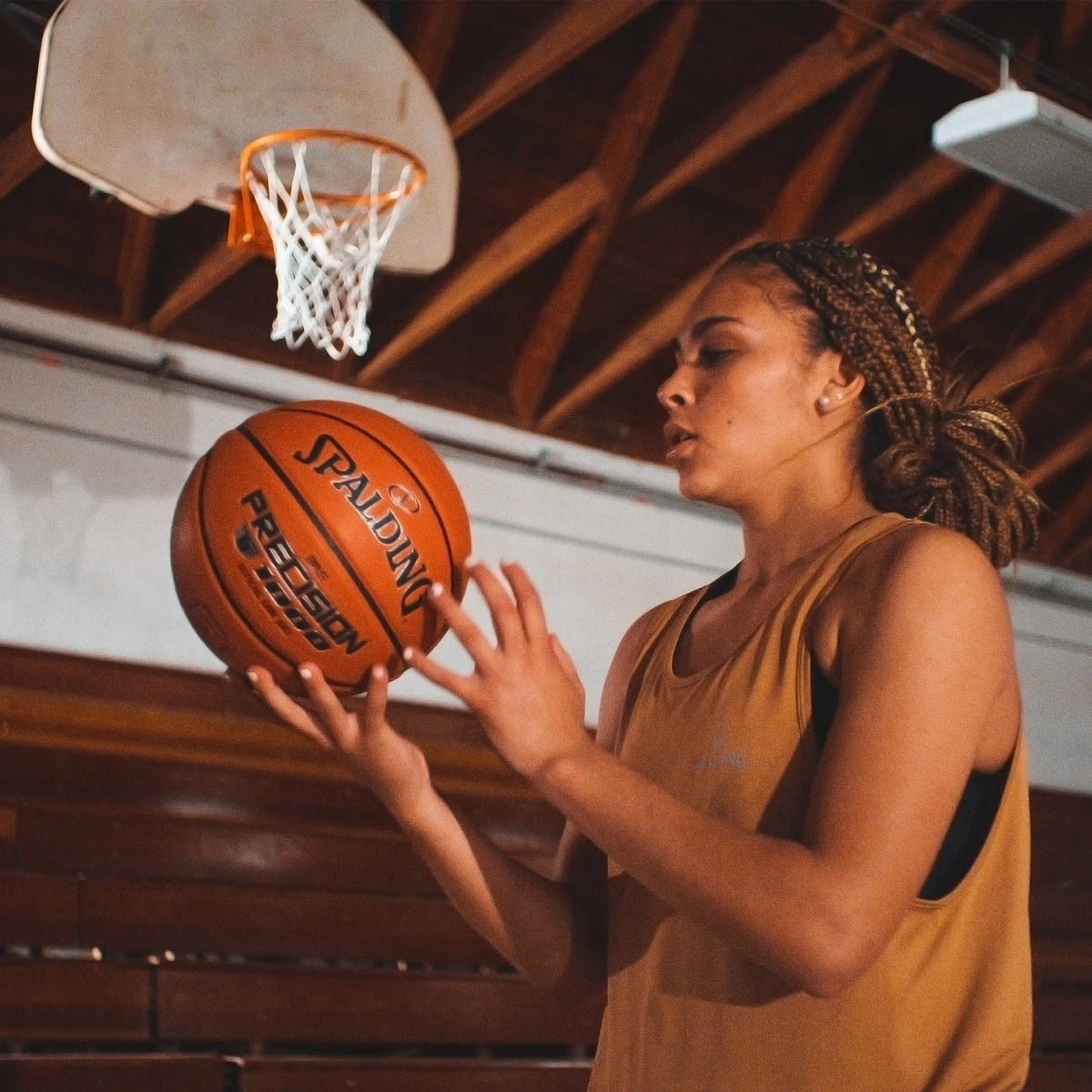 Spalding Precision TF-1000 Indoor Game Basketball 28.5 Inch
