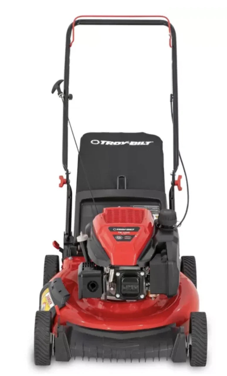 Restored Troy-Bilt TB120C | 21in 163cc Walk Behind Push Mower | 3-in-1 Deck (Refurbished)