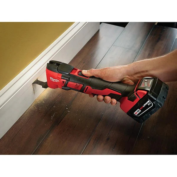 M18 18V Lithium-Ion Cordless Compact Drill/Impact/Multi-Tool/Circular Saw/Reciprocating Saw Combo Kit (5-Tool)