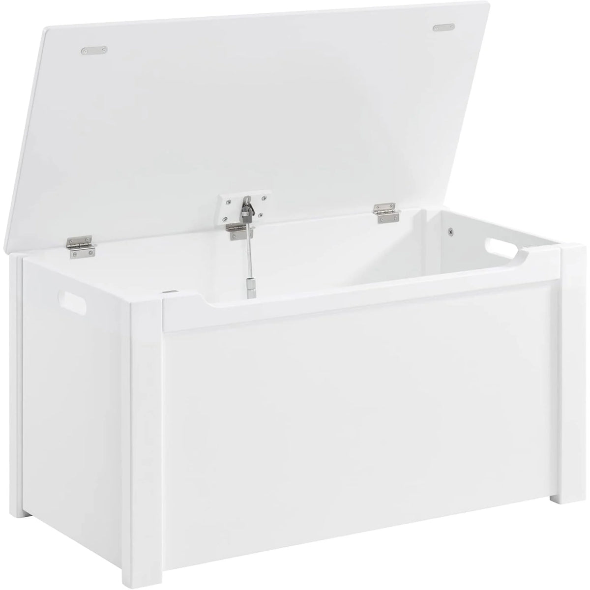 Sturdis Wooden Toy Box Spacious Storage for Home Organization, White