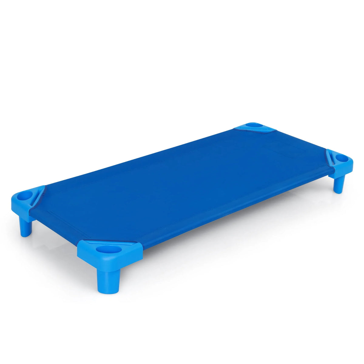 Costway Pack of 6 Kids Stackable Naptime Cot 52'' L x 23'' W Daycare Rest Mat