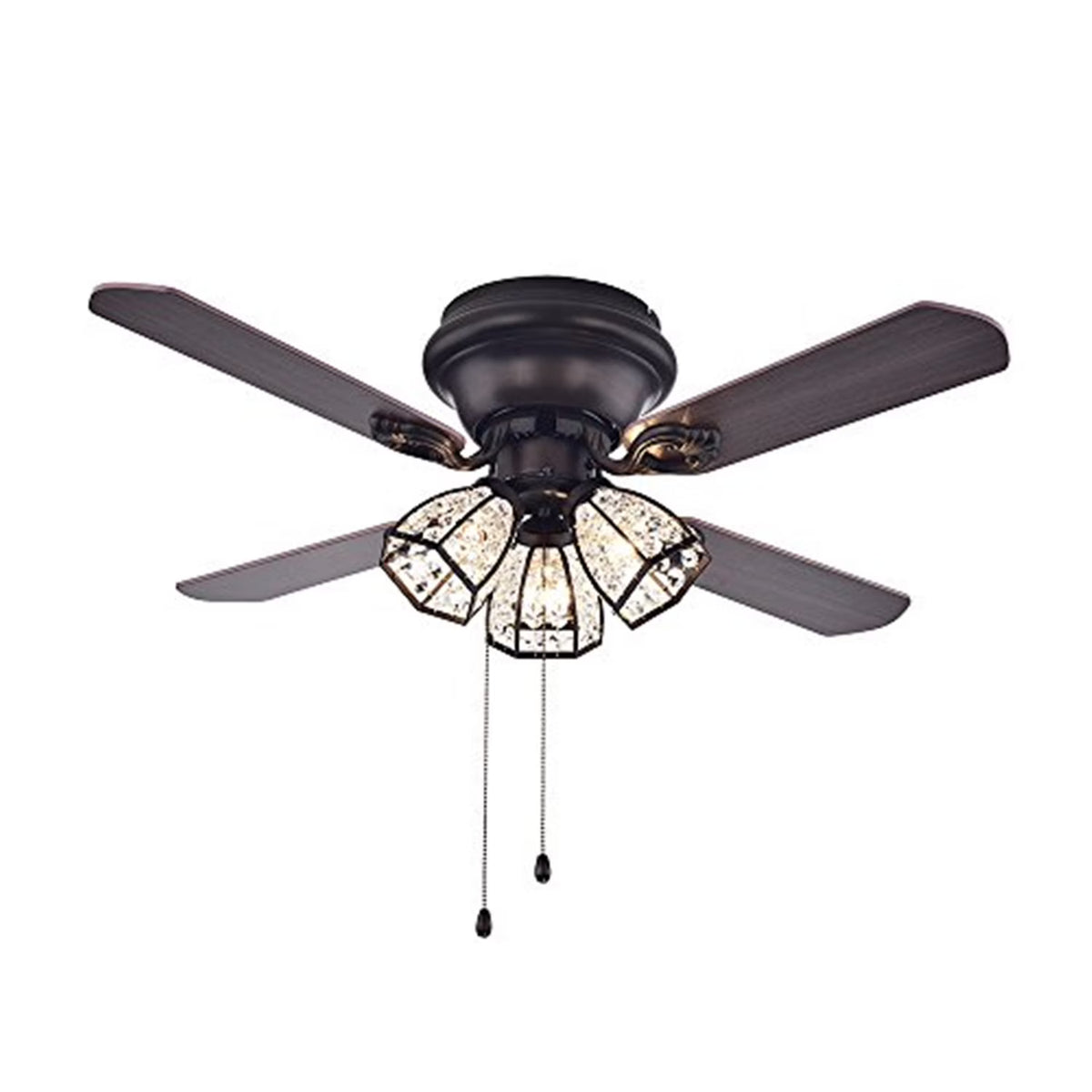 Tarudor 52 inches Indoor Bronze Finish Remote Controlled Ceiling Fan