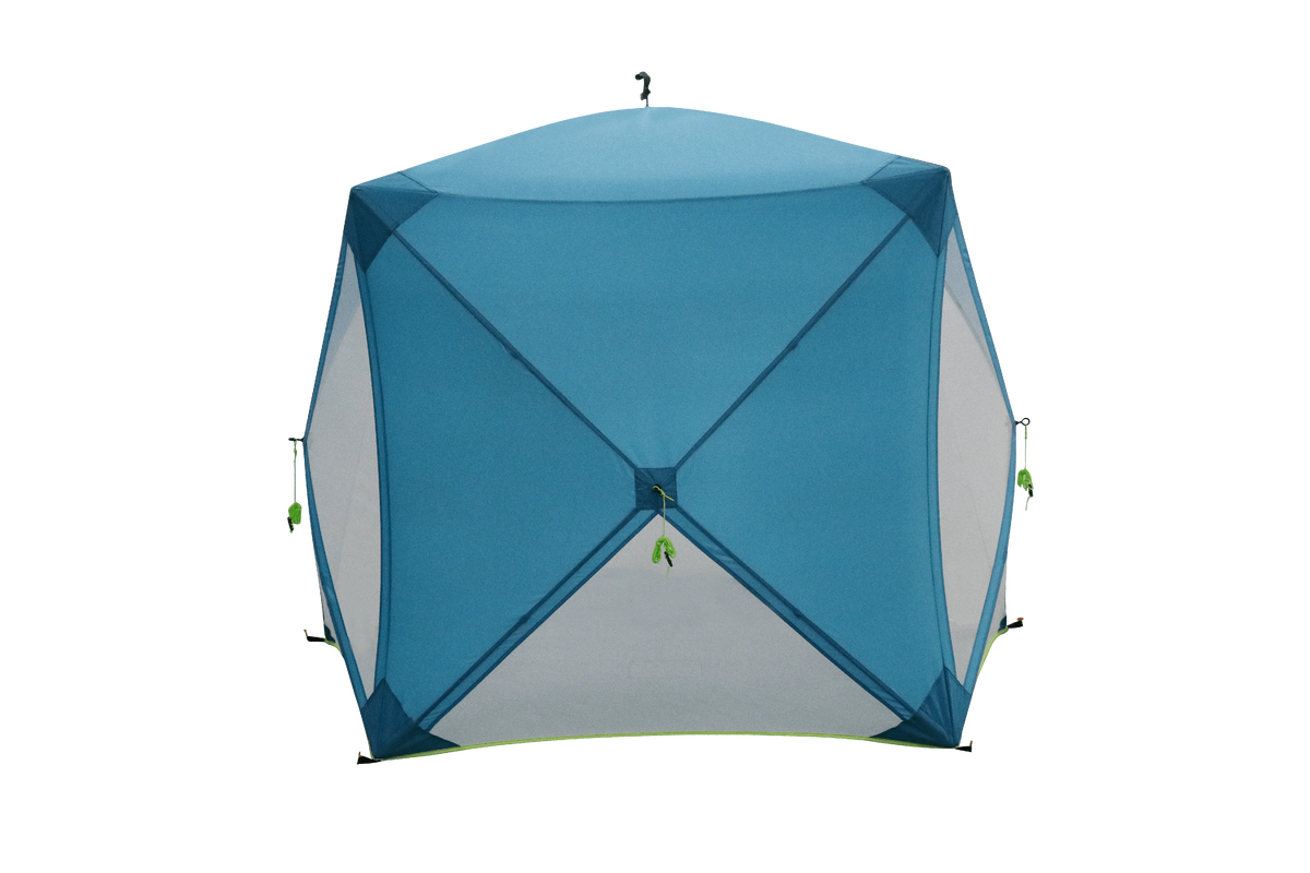 Ozark Trail 6.8 ft x 5.9 ft Pop-up Beach Shelter, Blue