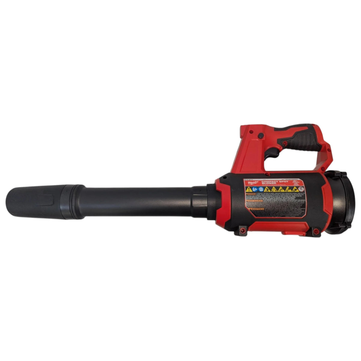 Milwaukee 0852-20 M12 Compact Spot Blower �C Cordless Jobsite Blower with 175 CFM, Variable Speed, & Nozzles for Cleanup (Bare Tool)