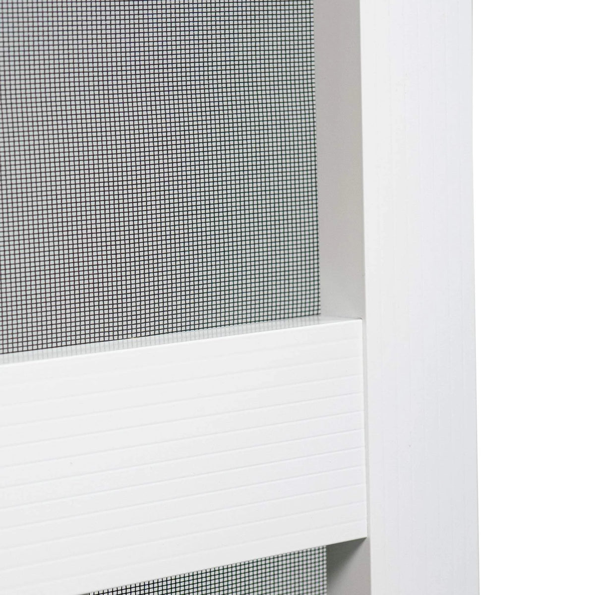 80 in. x 30 in. Canoe Creek White Aluminum Screen Door