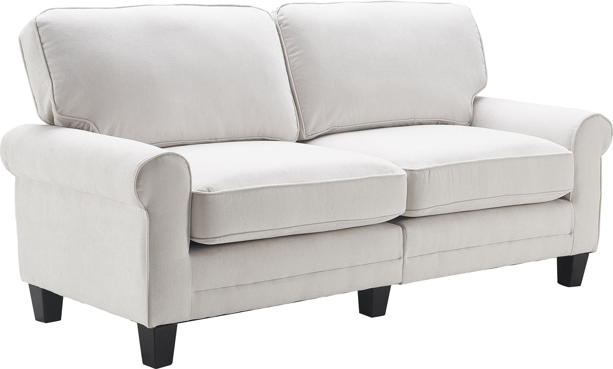 Serta RTA Copenhagen Collection 73" Vanity Fabric Sofa, Brown