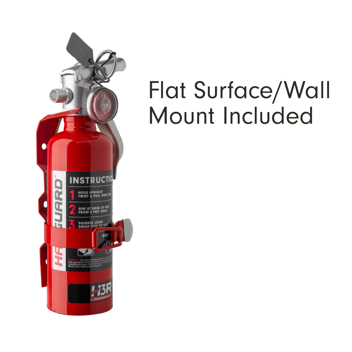 H3R Performance HalGuard Clean Agent Car Fire Extinguisher - 1.4 lb. Red