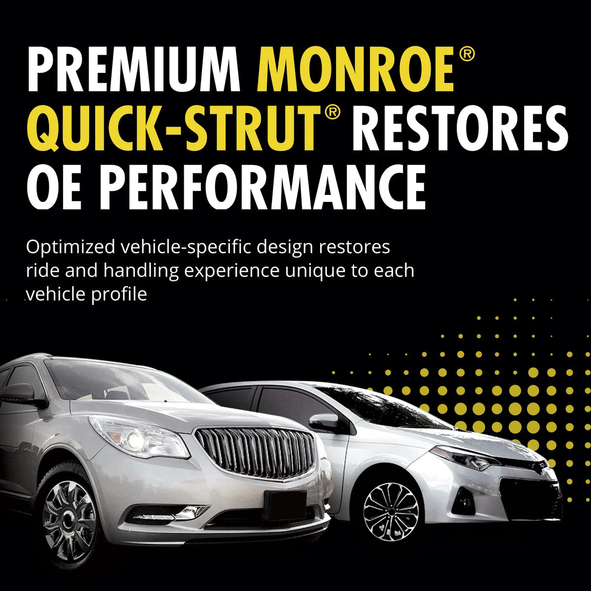Monroe Shocks & Struts Quick-Strut 172485 Strut and Coil Spring Assembly