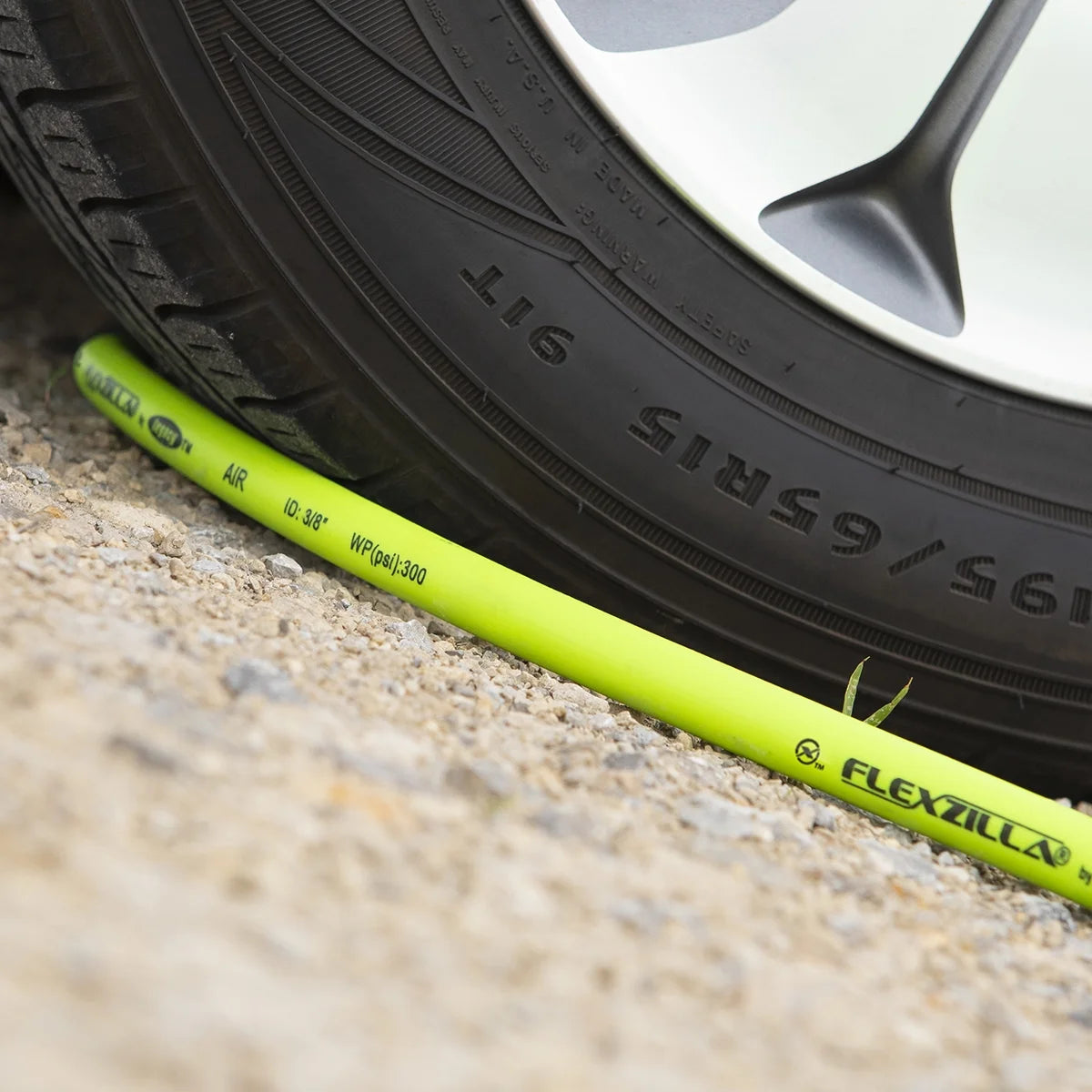 Flexzilla? Air Hose, 1/2" x 100', 3/8" MNPT Fittings, ZillaGreen?