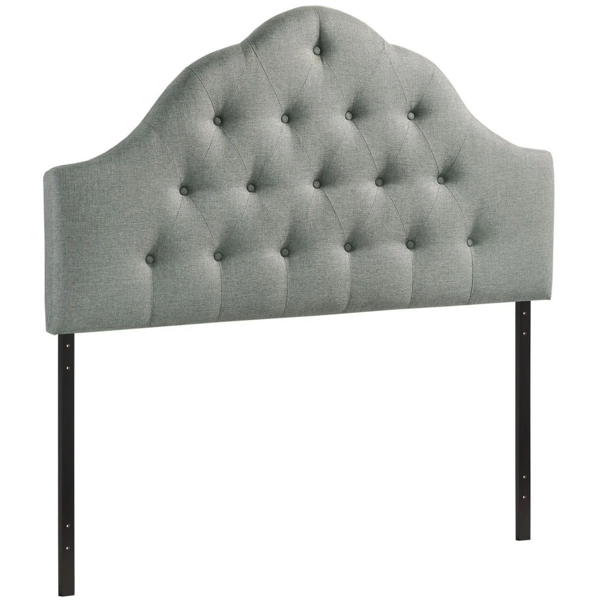 Modway Sovereign Queen Upholstered Fabric Headboard in Beige