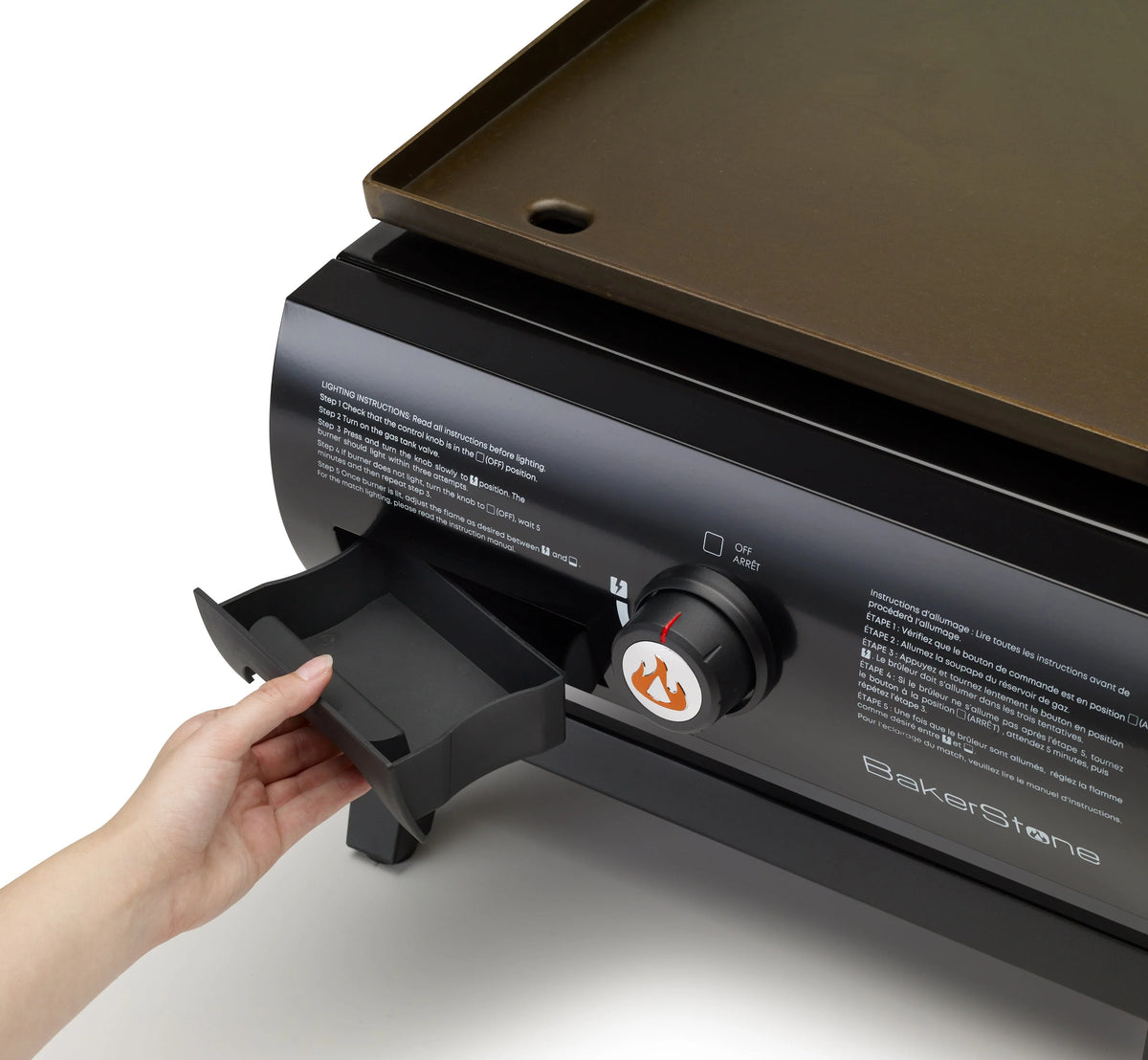 BakerStone Basics Series Portable Gas Pizza Oven and Griddle Combo