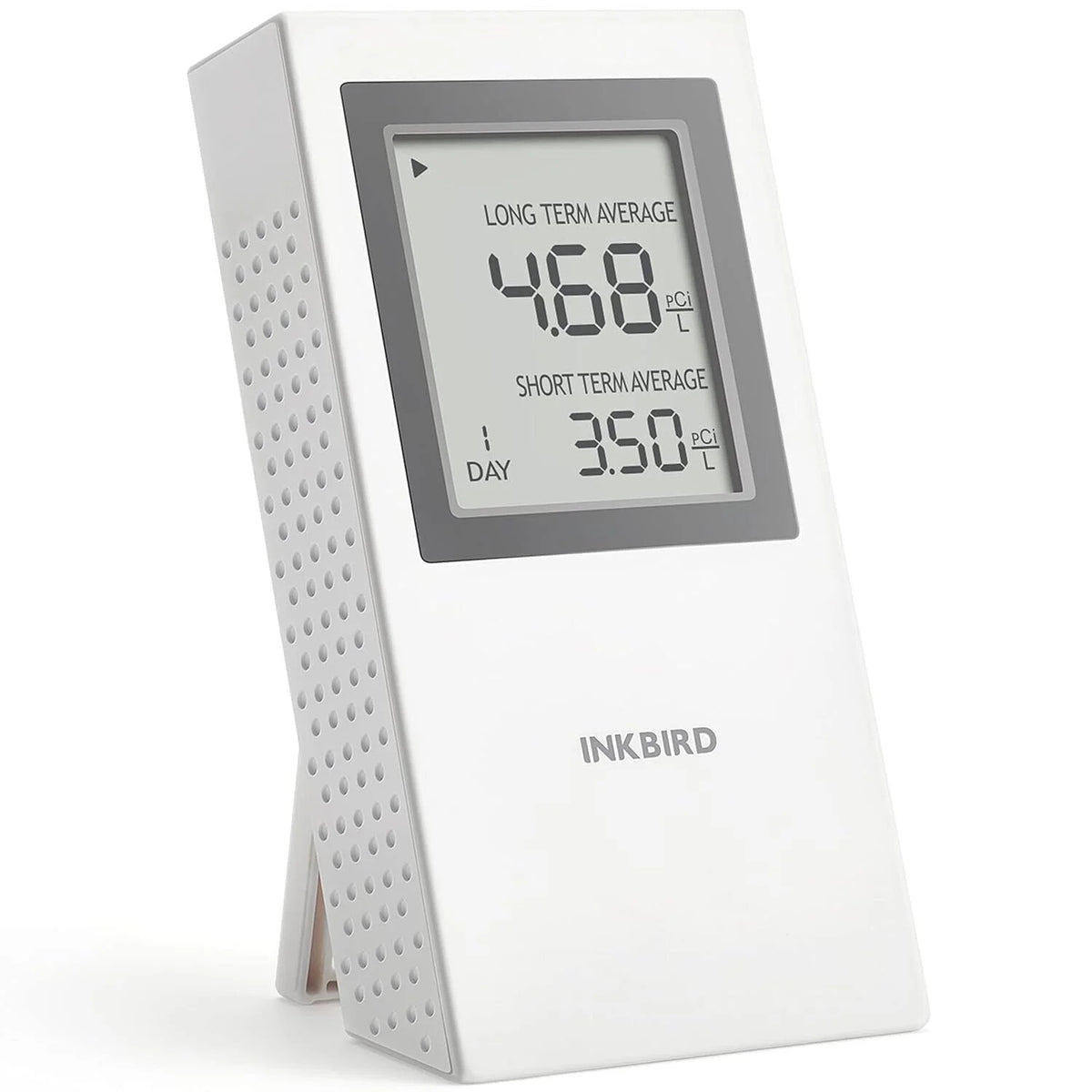 Inkird Home Radon Detector, Portable Radon Meter, Short-Term and Long-Term Accurate  Monitoring 2-Year Battery,White