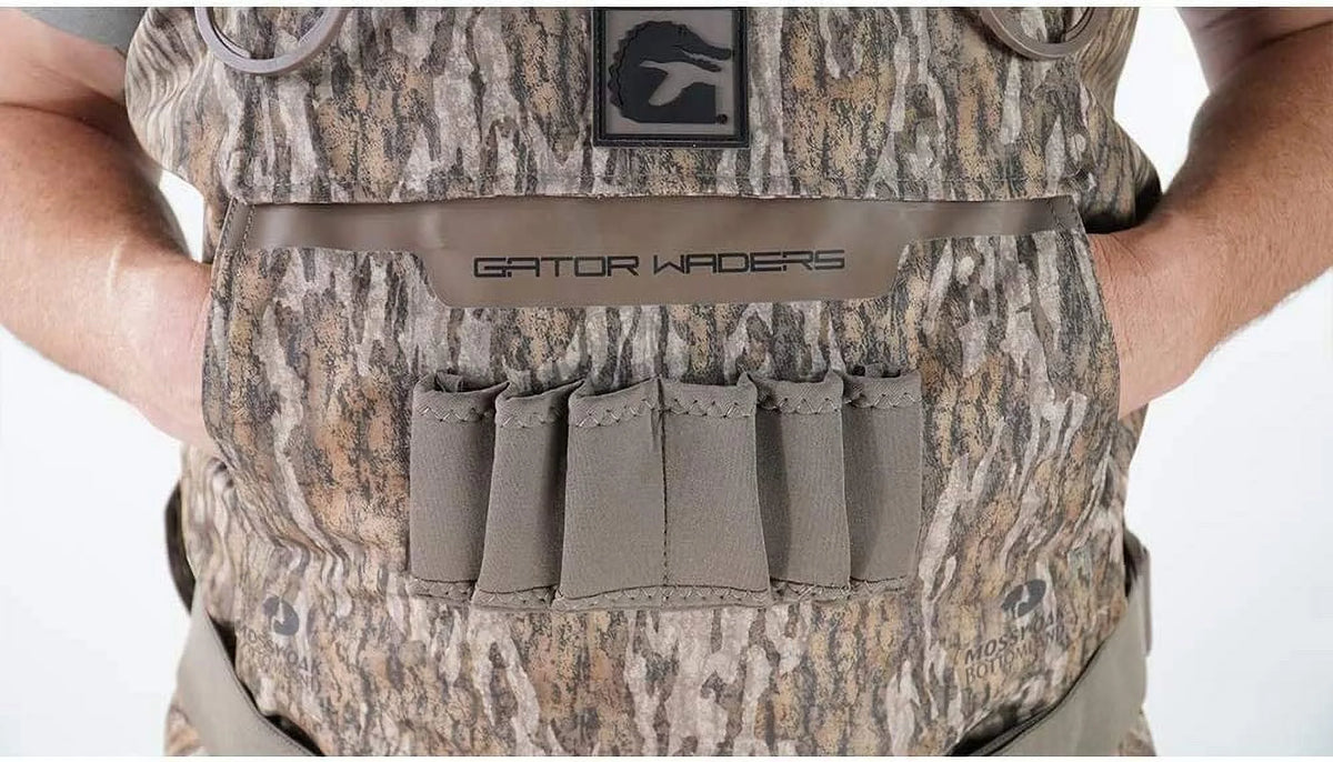 Gator Waders Shield Insulated Waders - Men's, Mossy Oak Bottomland, 12 US, Long