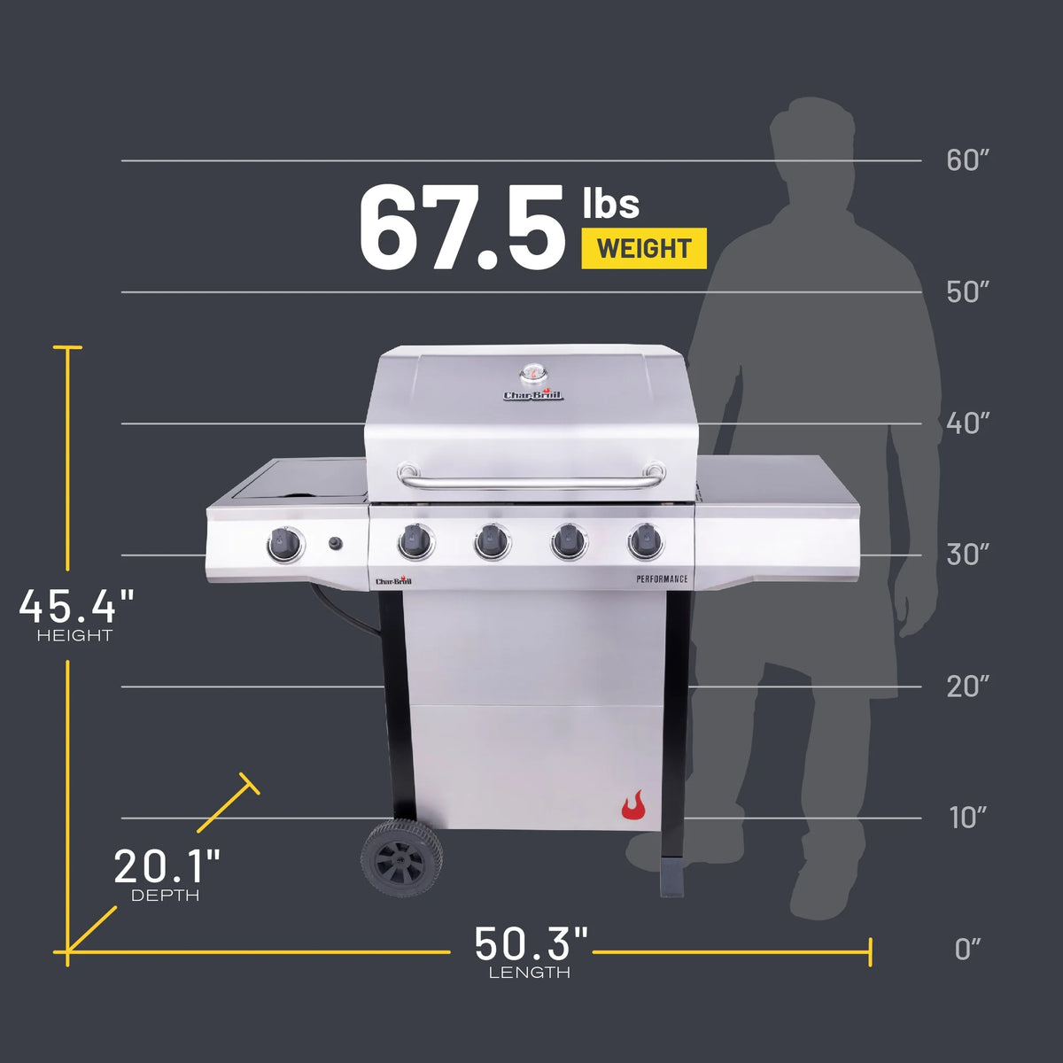 Charbroil? Performance Series? 4-Burner Gas Grill