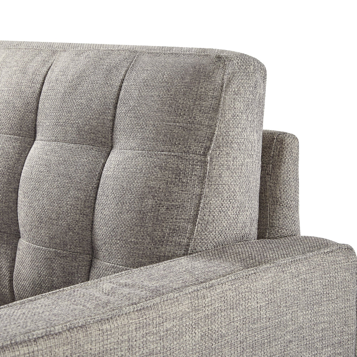 Zinus Benton 2-Seater Loveseat, Soft Grey
