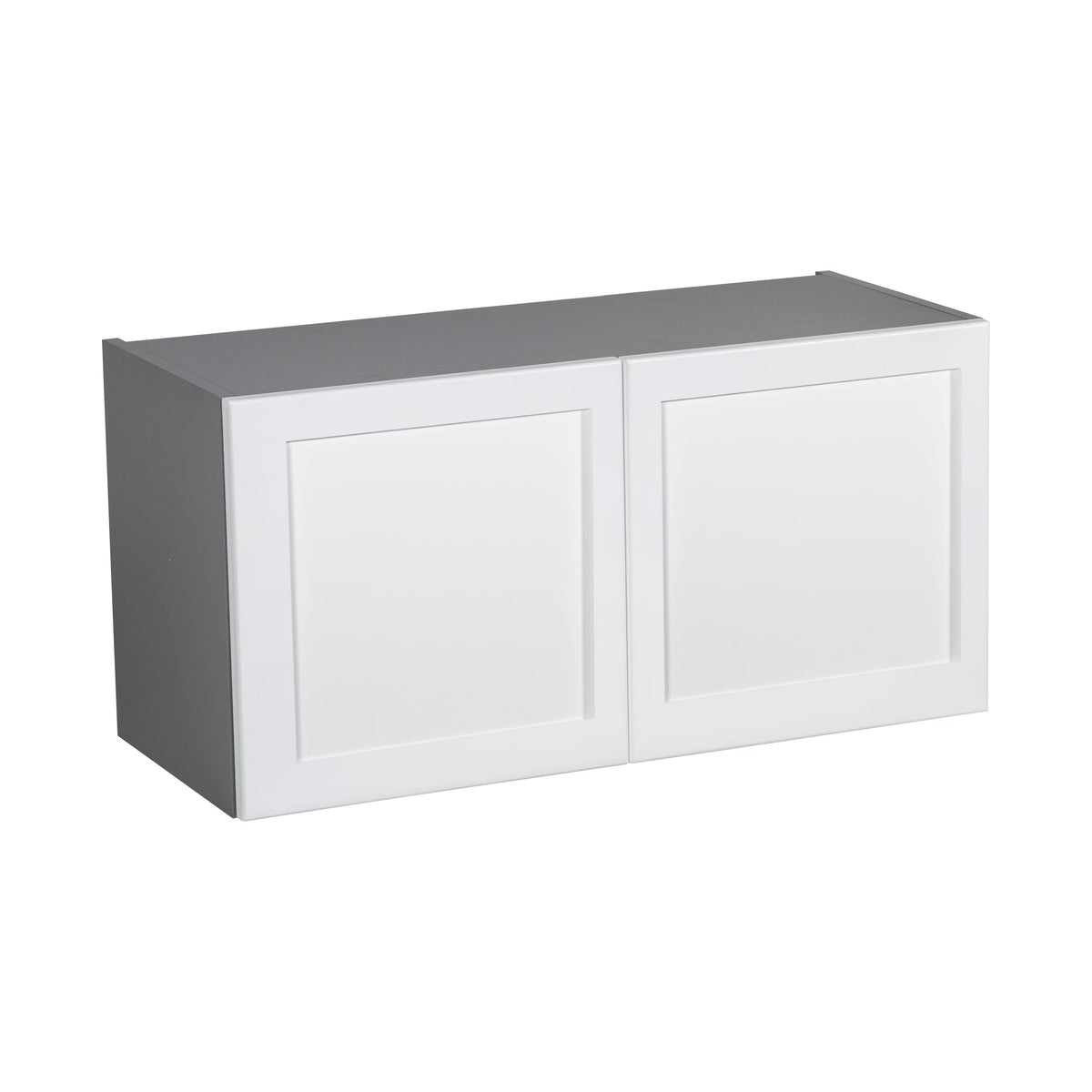24" x 18" Wall Cabinet-Double Door-with Black Matte door