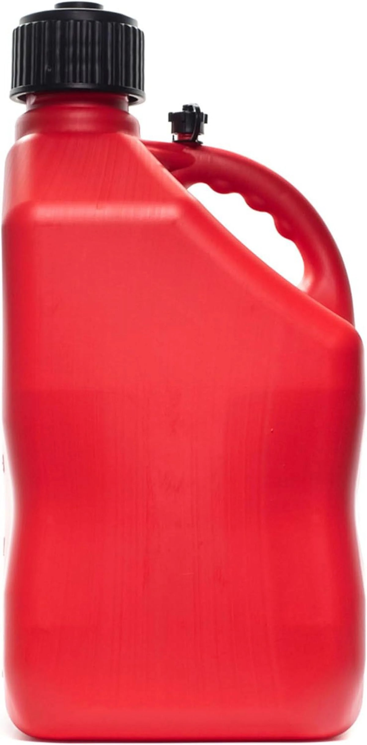 VP Racing 5.5-Gallon Square Motorsport Container (2 Pack) Red with 14" Deluxe Filler Hose (1 Pack) Features Close-Trimmed Cap and Neck for Tight Seal