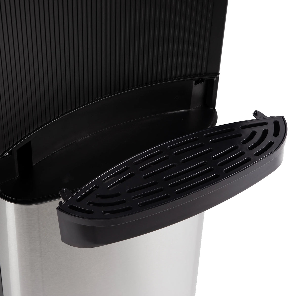 Great Value Bottom Loading Hot/Cold/Room Temp. Water Dispenser, Black/Stainless Steel Water Cooler, 41" High