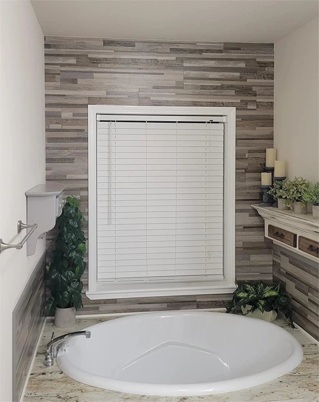 Self-adhesive 6" x 36" x 0.05" Luxury Vinyl Plank(36 pack)