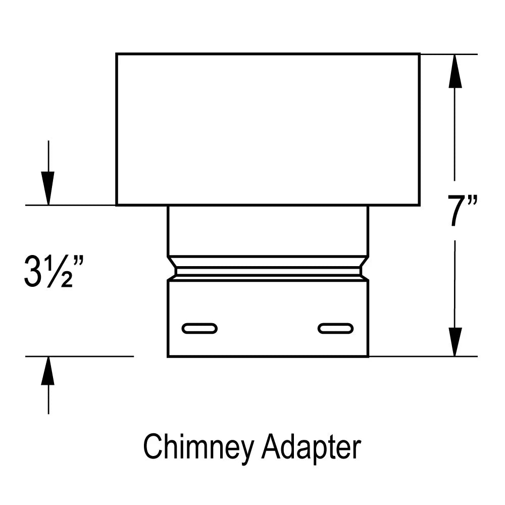 Dura-Vent 4PVP-X6 4 to 6 PelletVent Pro Chimney Adapter