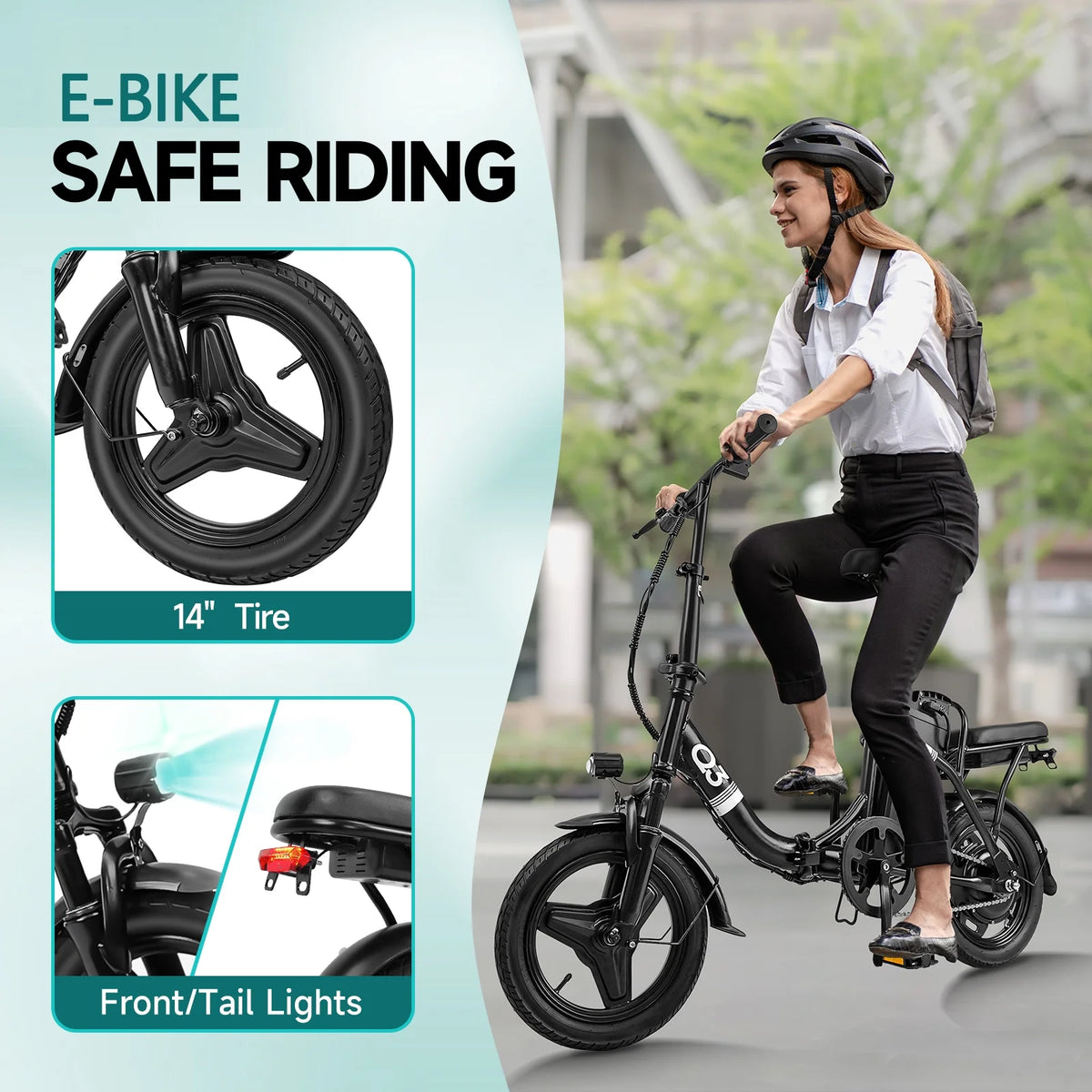 Bycyla Electric Bike for Adults,500W Brushless Motor Ebike with 12Ah Removable Battery,Multi-Shock Absorption,Commuter Electric Bicycle