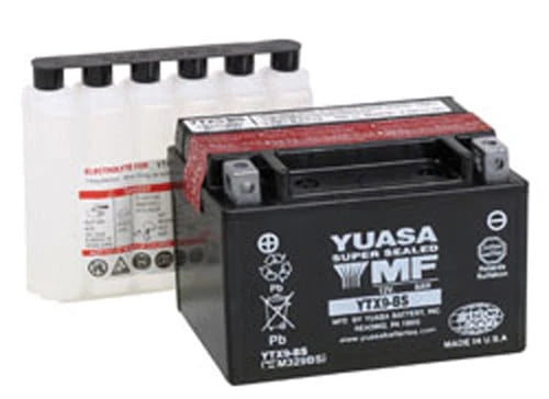 Yuasa YTX9-BS Maintenance Free12 Volt Battery-YUAM329BS