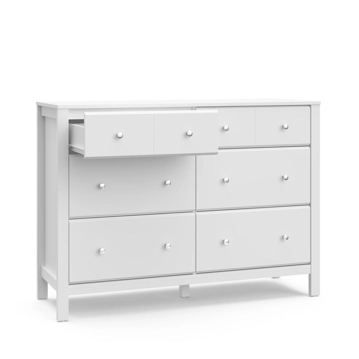 Storkcraft Horizon 6 Drawer Nursery Double Dresser, Driftwood